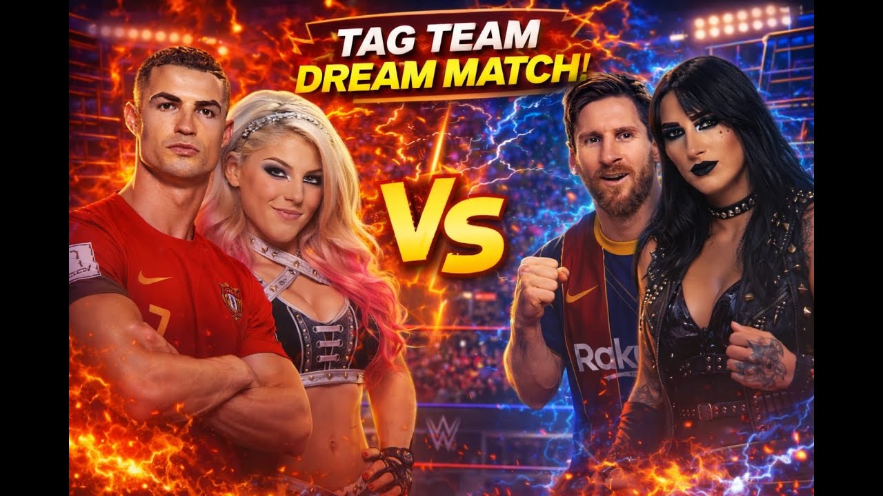 Ronaldo & Alexa  vs.Messi & Rhea: LIVE FIGHT #shorts #shortslive #shortsfeeds #cr7 #messi