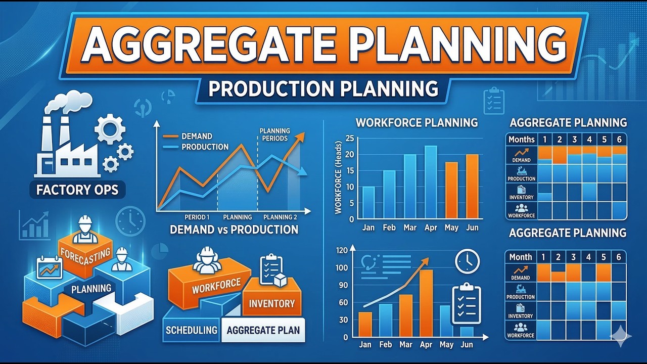 3- Aggregate Planning in Production Planning | التخطيط الإجمالي للإنتاج