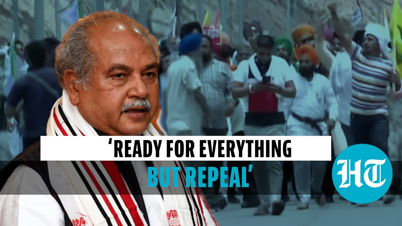 7 months on, Agri Minister Narendra Tomar reiterates &lsquo;no repeal&rsquo; of farm laws to protesting farmers