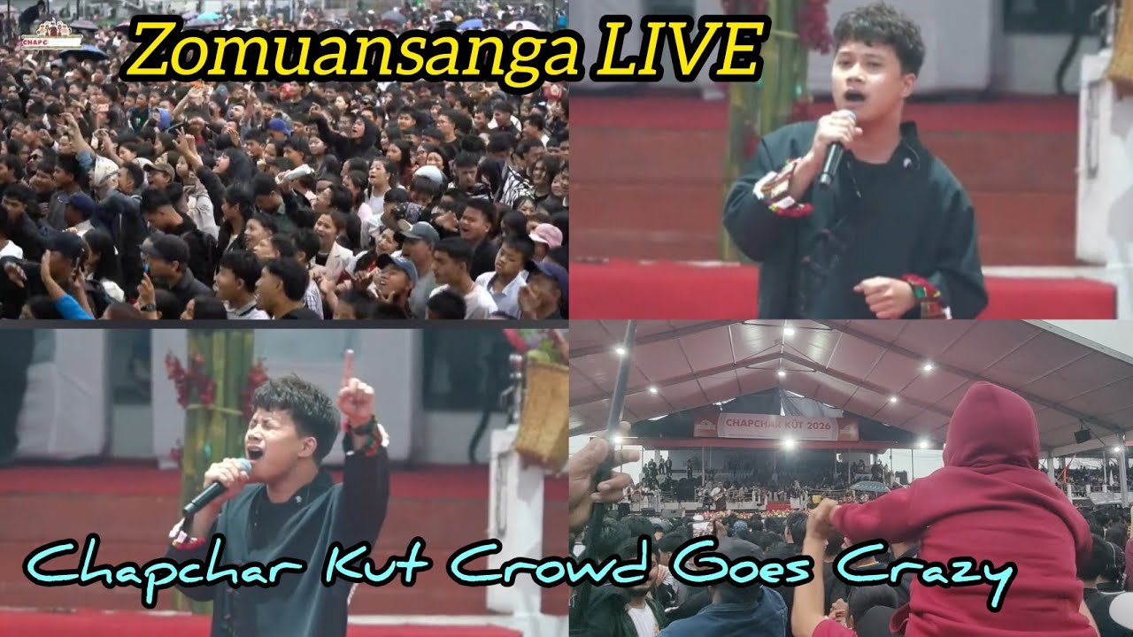 Zomuansanga LIVE Performance at Chapchar Kut 2026 | Amazing Mizo Singer on Stage #chapcharkut2026