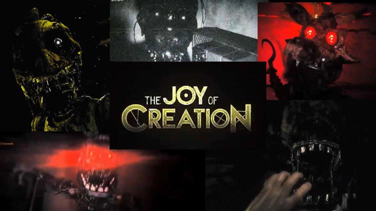 The Joy of Creation - All teasers & Gameplay Footage - 4K60FPS (2020 - 2024)