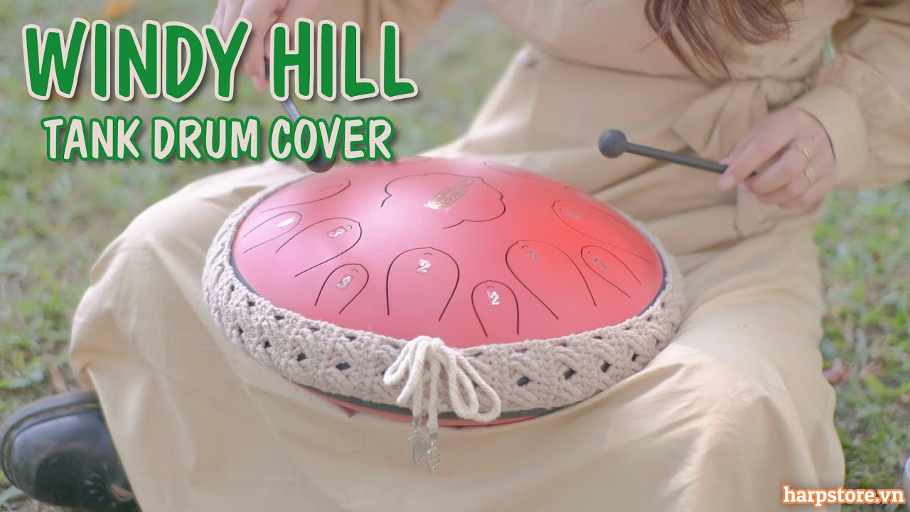 [Relax Music] Windy Hill (Đồi Thổi Gió) | Tank Drum Cover | #HarpstoreMusic