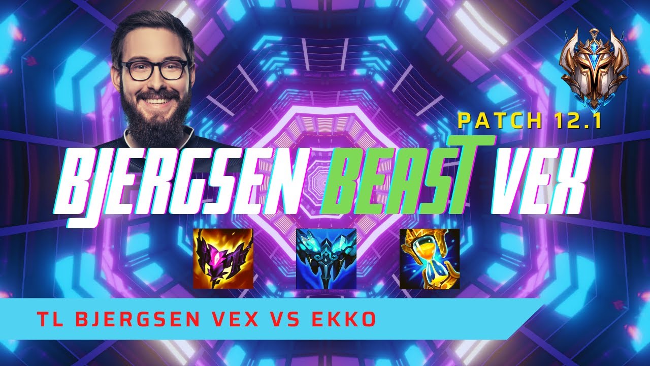 BJERGSEN IS A BEAST VEX! - TL Bjergsen Plays Vex Mid vs Ekko! | Season 2022 (Patch 12.1)