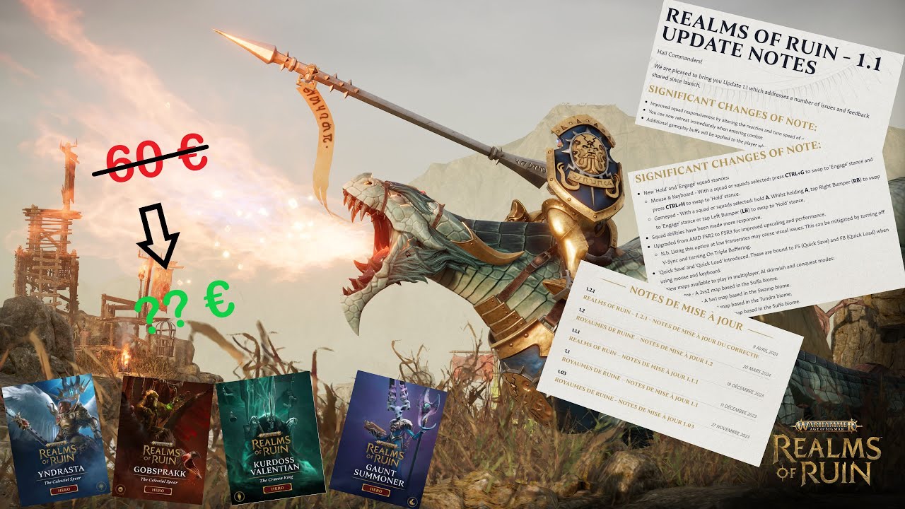 Warhammer AOS : Realms of Ruin, 6 mois après sa sortie - BILAN & FUTUR