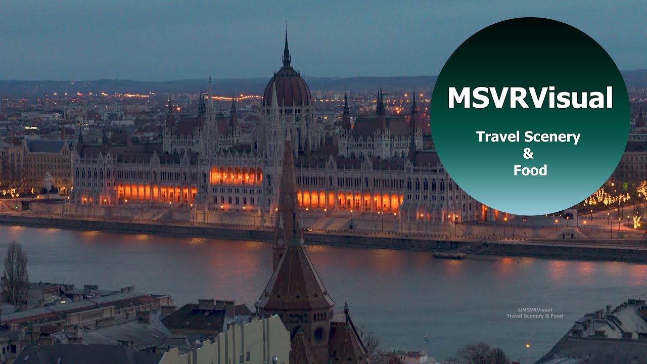 Budapest Skyline At Sunrise And Daytime