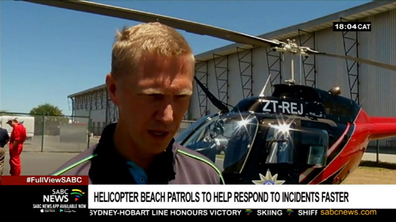 Metro Police contract a helicopter to guard Cape Town beaches