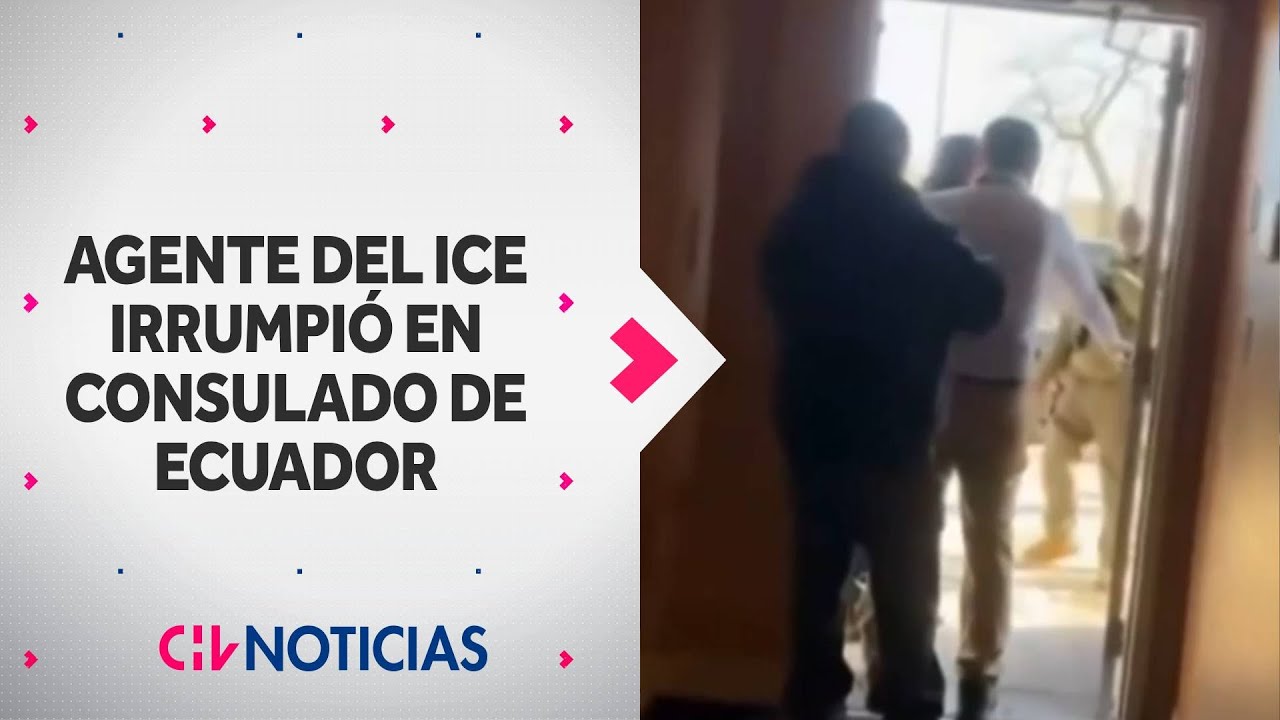 Ecuador denuncia que agente del ICE intentó ingresar a su consulado en Minneapolis - CHV Noticias