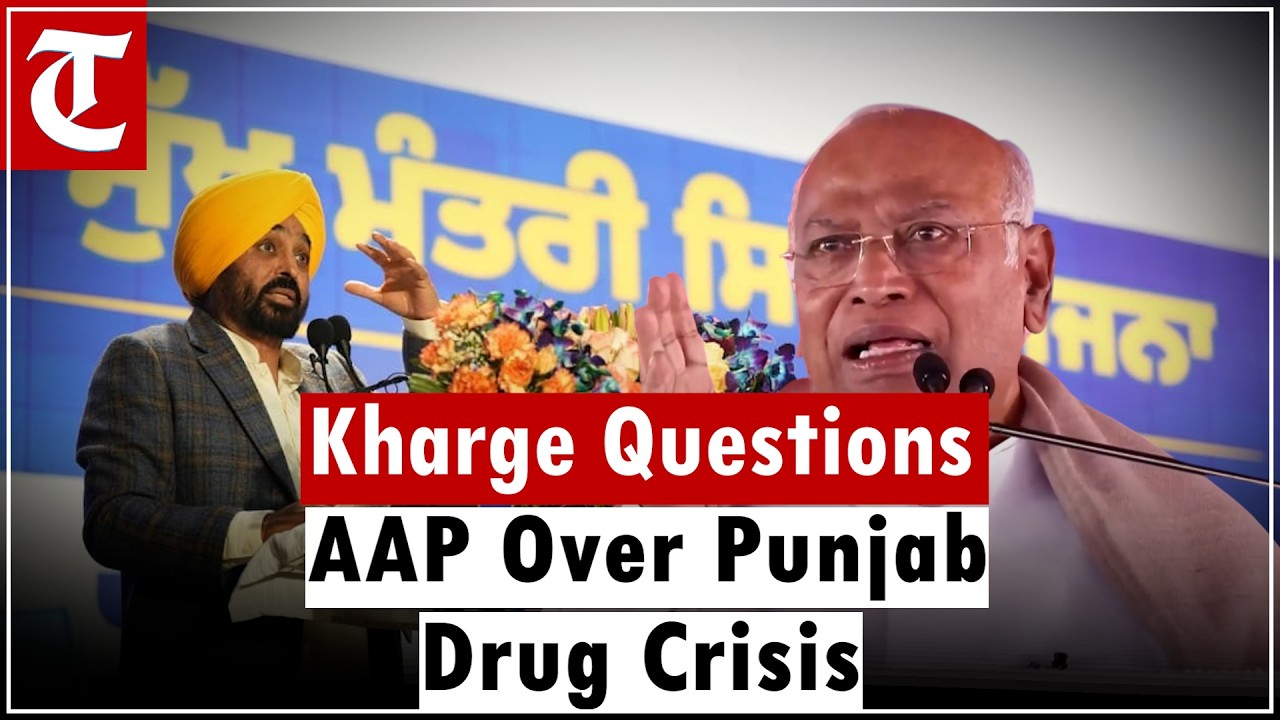 If AAP Is Strong, Why Is Punjab Facing Drug Crisis?”: Kharge in Barnala