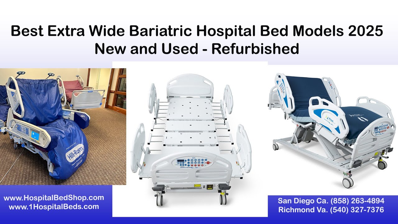 Top 5 Extra Wide Bariatric Hospital Bed Models for Home Care 2025!