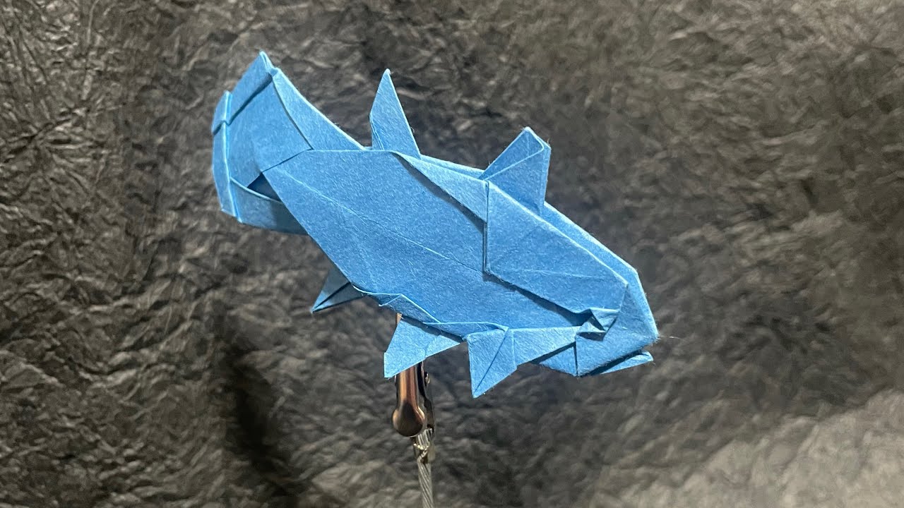 【Origami】Coelacanth How to fold 【折り紙】シーラカンスの折り方