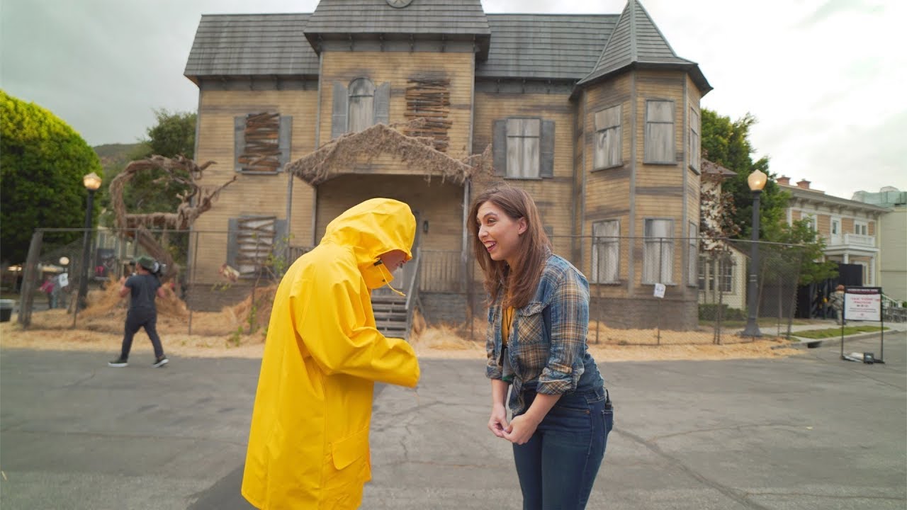 IT Knows What Scares You maze at Warner Bros. Studio Tour Horror Made Here A Festival of Frights