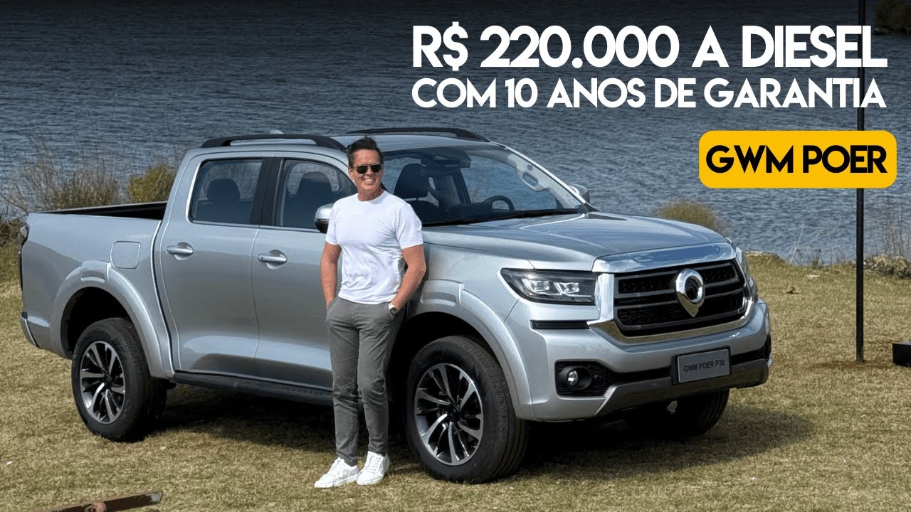 Nova GWM Poer P30 - R$220.000 a diesel com 10 anos de garantia!