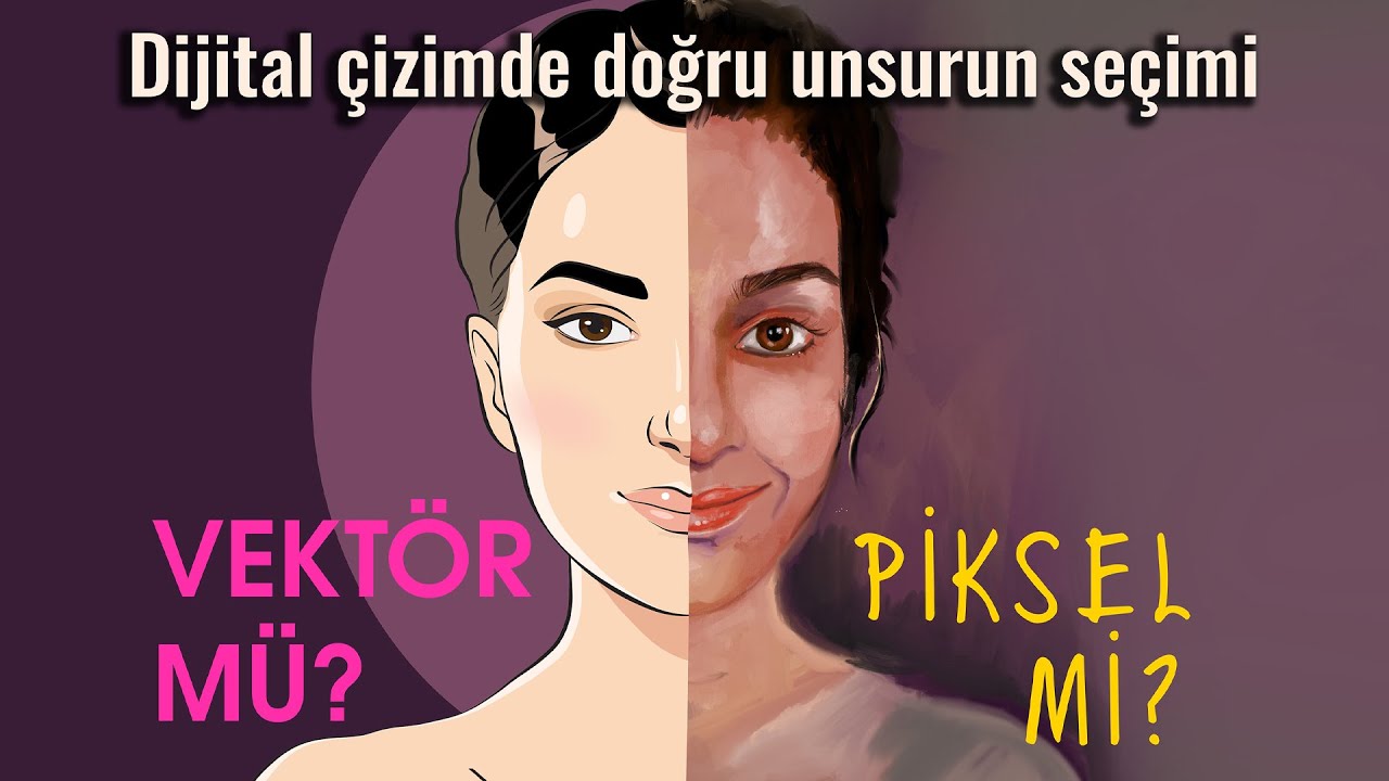 Dijital çizimde doğru unsurun seçimi: Vektör mü, piksel mi?