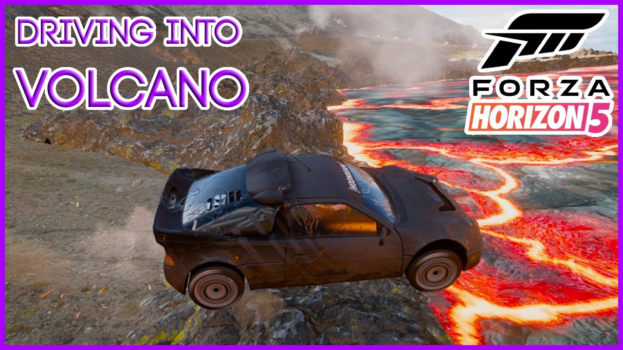 What Happens If You Drive Into the Volcano in Forza Horizon 5 ?