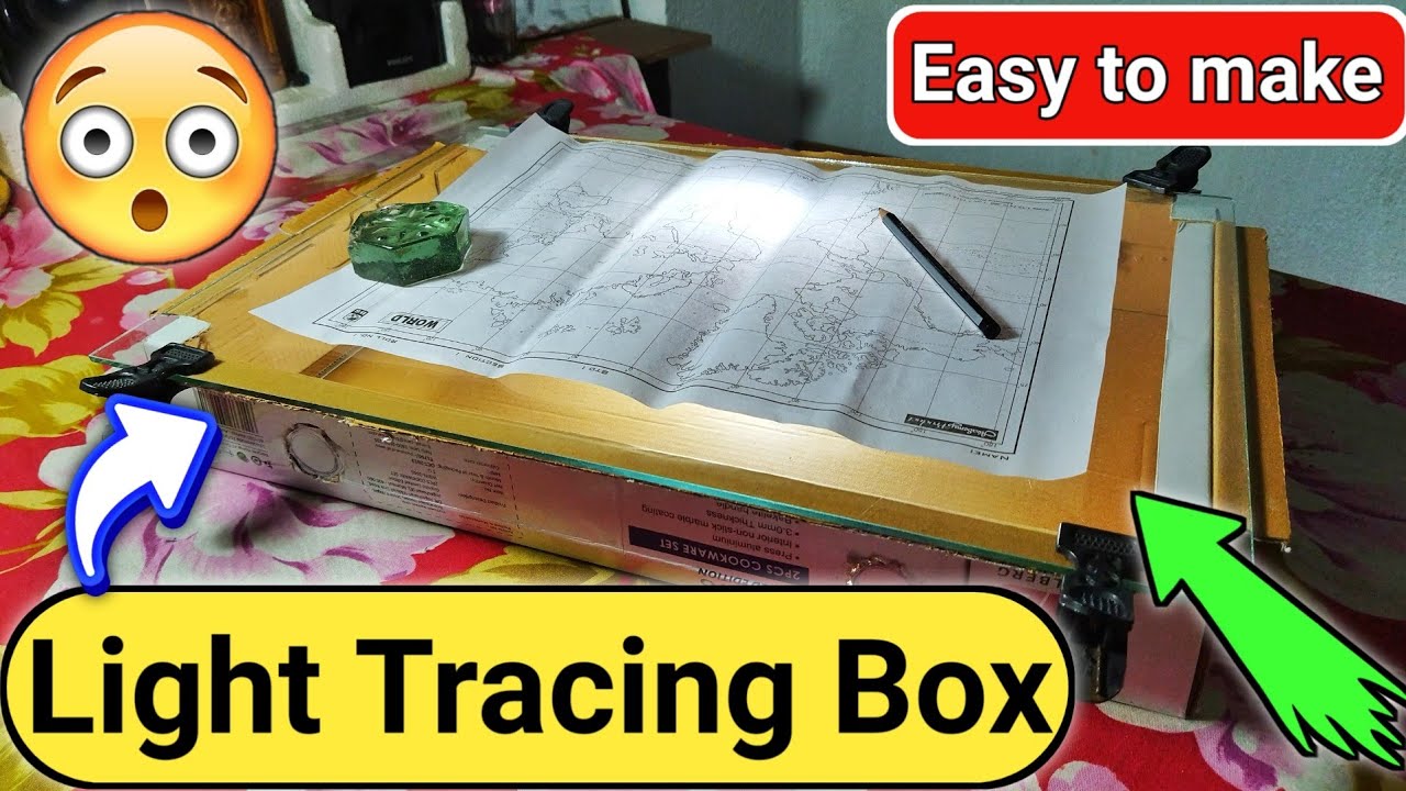 How to Make a Light Tracing Box | Light Tracing Geography | Light test