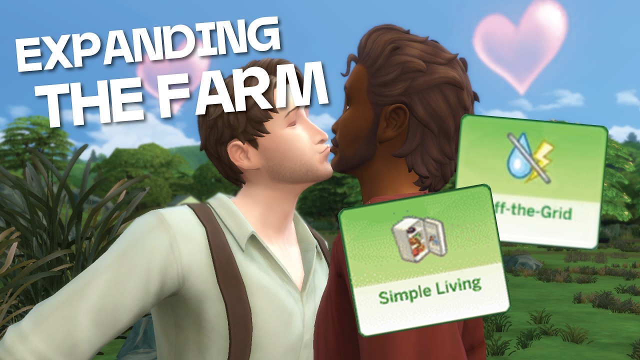 expanding my sims *completely* off the grid farm
