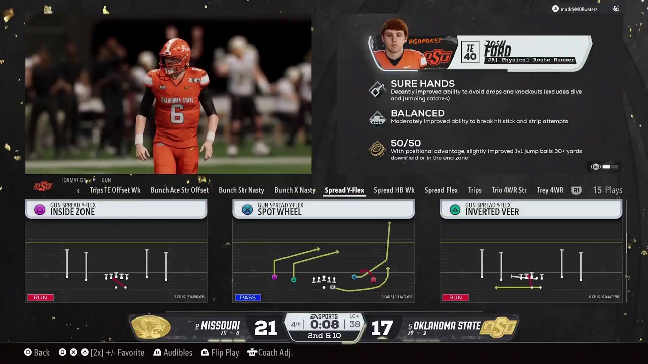 CFB 26 National Championship:Missouri vs. Oklahoma State