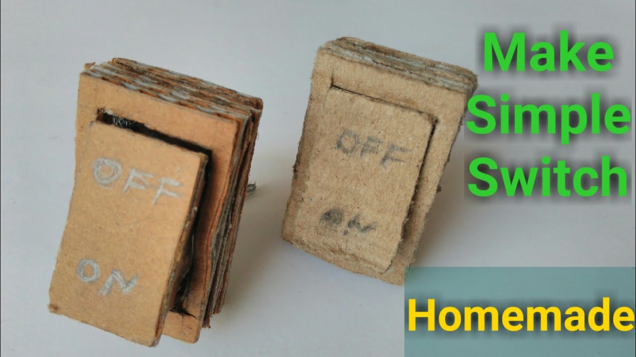 Make Simple Switch at home || From Waste To Best ||