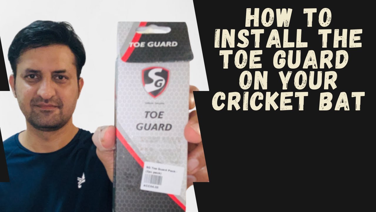 How to Install the Toe Guard on your Cricket  Bat #AllaboutCricket #ProtectBat