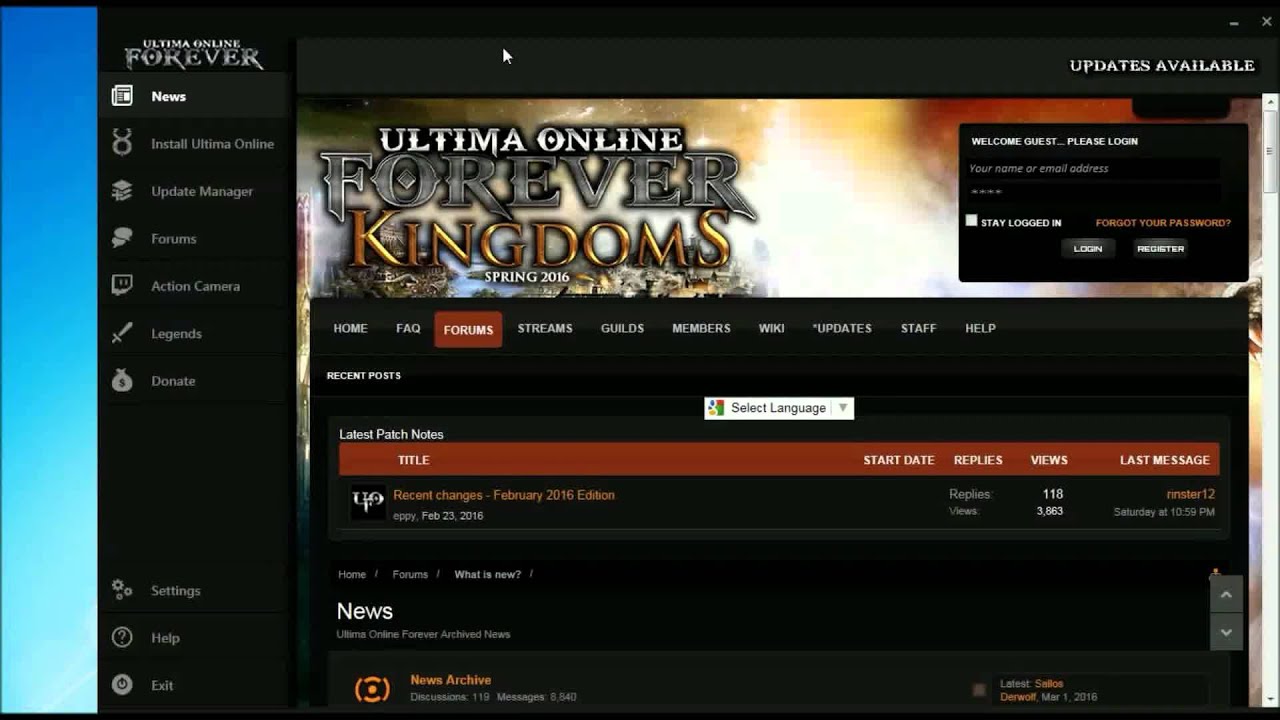 Ultima Online Forever Tutorial: How to install Ultima Online Forever