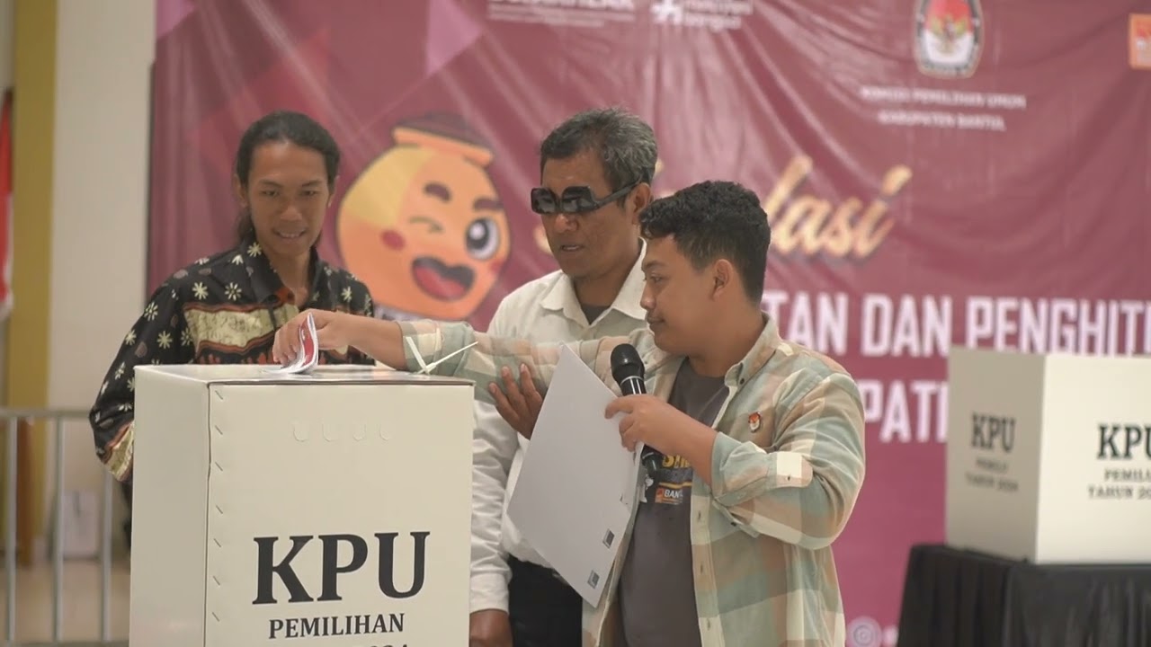 Video Tutorial Pemungutan dan Penghitungan Suara Pilkada  Bantul Tahun 2024