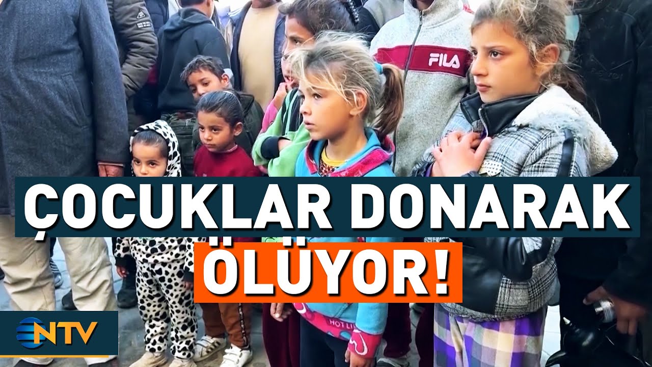 Gazze'de İnsanlık Dramı! Çocuklar ve Bebekler Donarak Can Veriyor | NTV