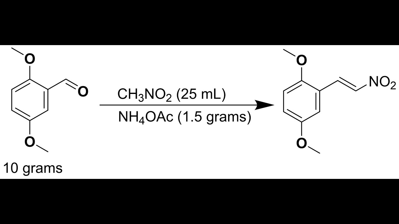 Synthesis of  2,5-dimethoxynitrostyrene