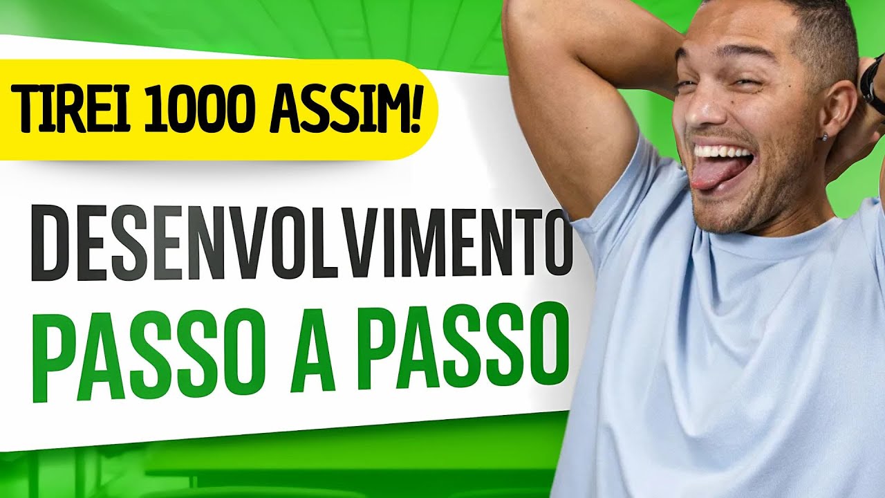 Como escrever um DESENVOLVIMENTO nota 1000 (atualizado) | 🔴 LIVE NÃO FICA SALVA