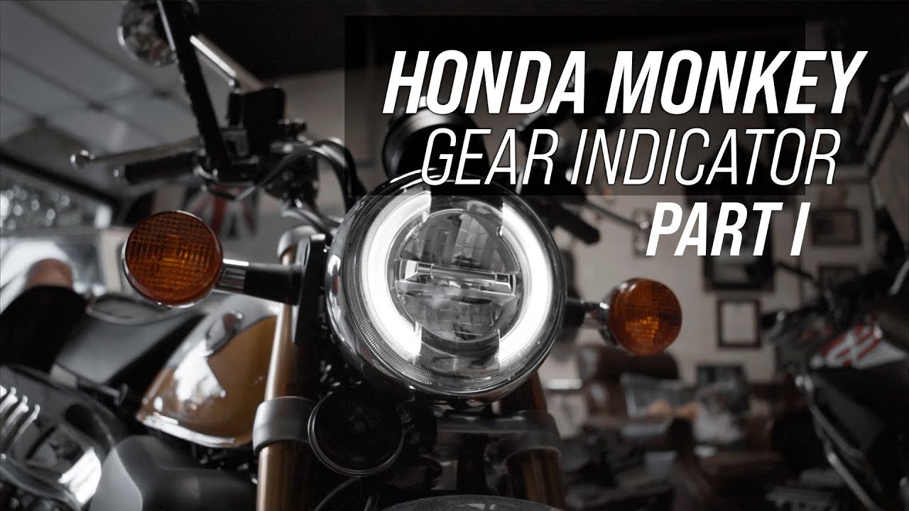 Honda Monkey 2022 Gear Indicator Install - HealTech Glpro X-type G2