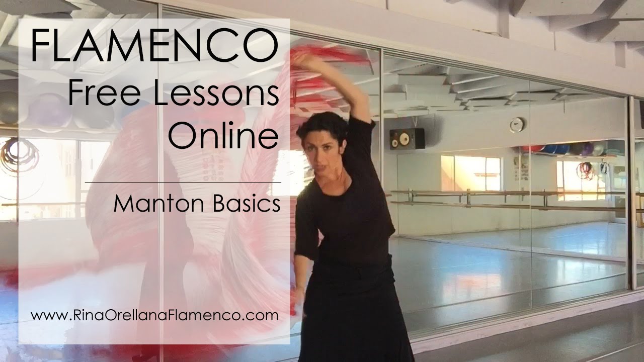Flamenco Dance Lesson | Manton Technique (Basics)