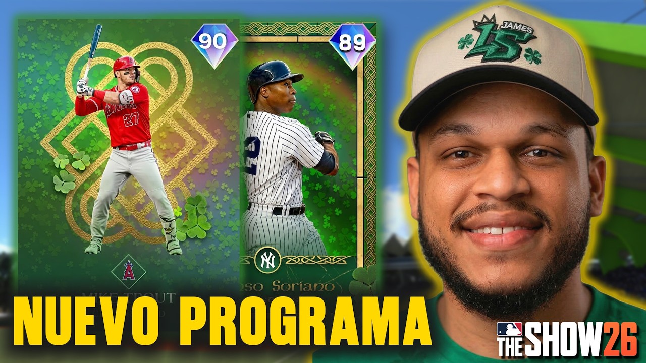 ¡EL NUEVO MIKE TROUT ES UNA LOCURA! 💎🍀 St Patrick's Day Program en MLB The Show 26