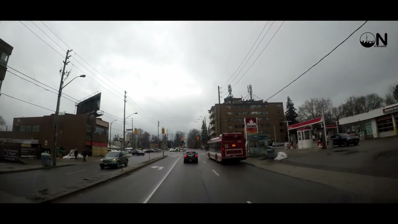 Torotno 4K  🇨🇦 | Eglinton Ave W to Queen St E
