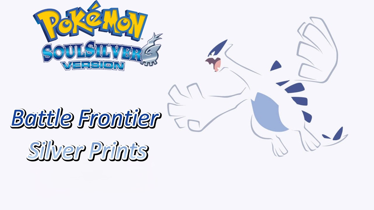Pokemon HeartGold & SoulSilver Battle Frontier Silver Prints
