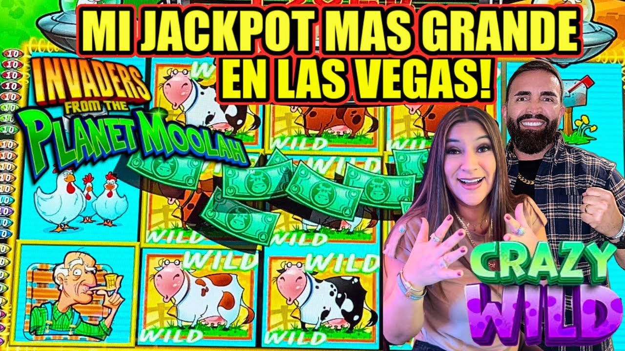 WILD! MI JACKPOT MÁS GRANDE DEL 2024 ! Y FUE EN PLANET MOOLAH SLOT LAS VEGAS !