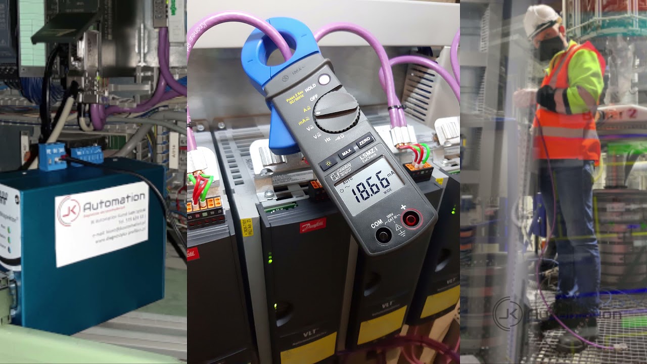 Pomiar skuteczności ekranowania PROFIBUS i PROFINET | Problemy w Profibus