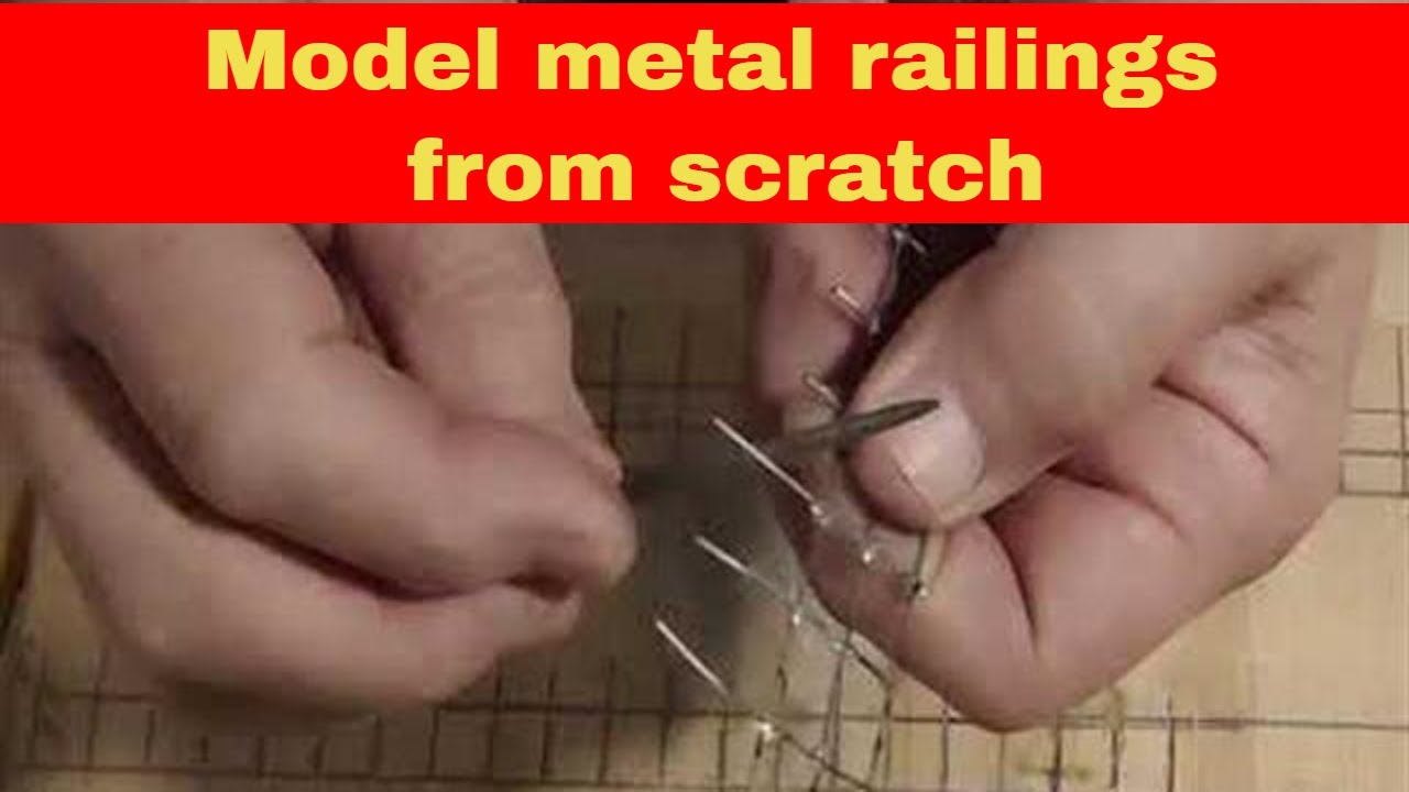 Model metal railings from Scratch part 1 - ArtCase Restorations Branko Stipanovic