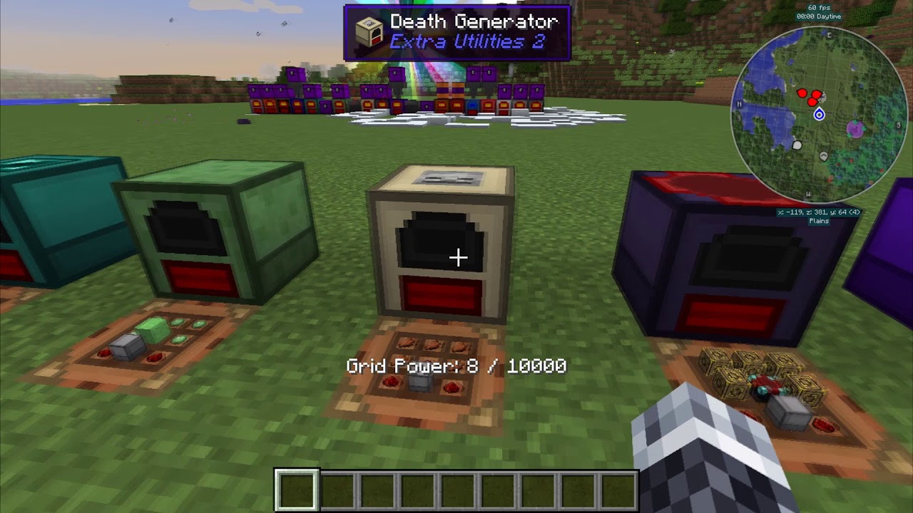 ExtraUtilities 2: Geradores de RF |Minecraft Mod Tutorial 1.12.2|