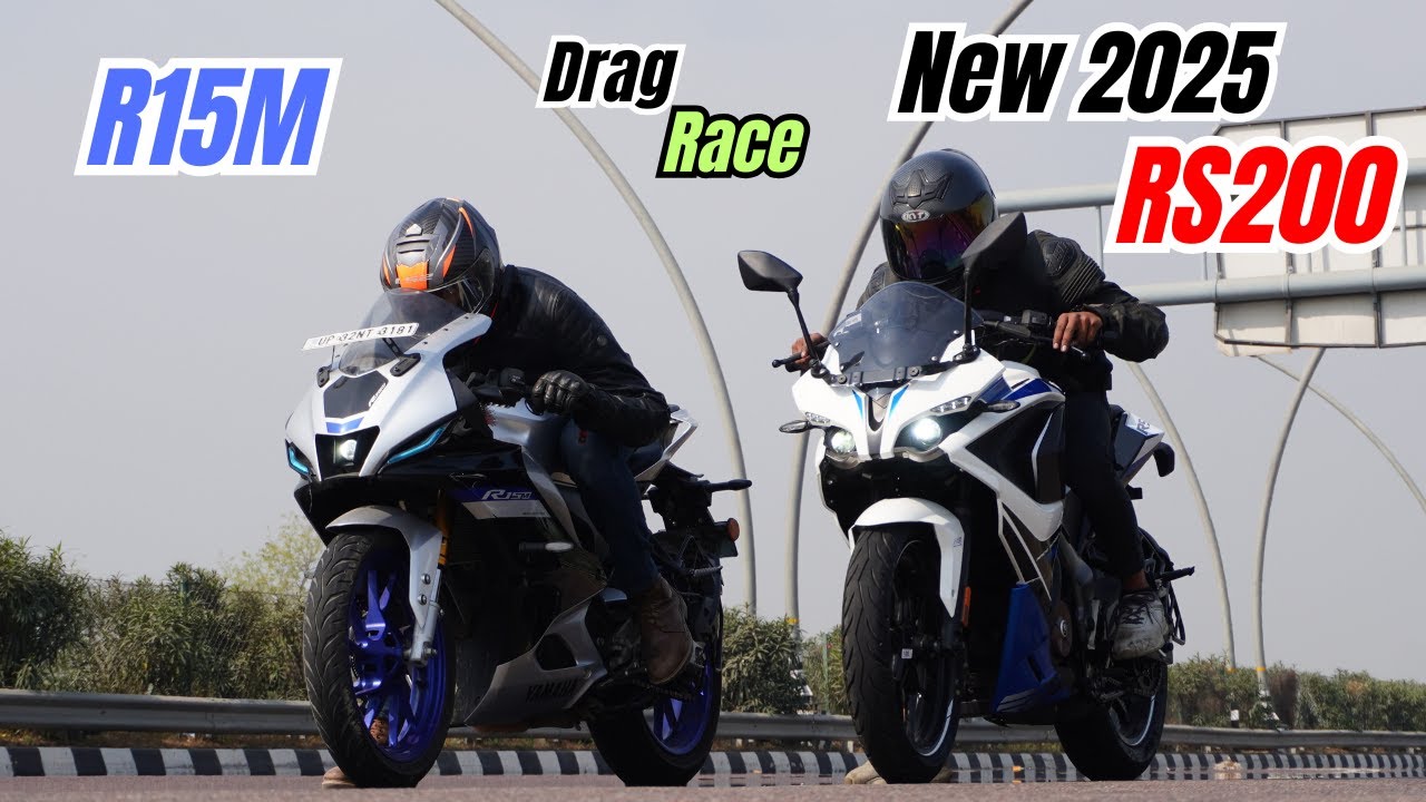 New 2025 RS200 UG vs Yamaha R15M Drag Race