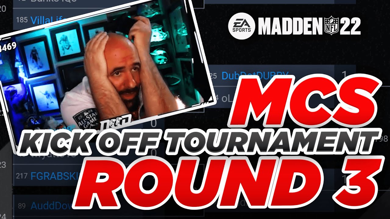 MADDEN CHAMPIONSHIP SERIES  TOURNAMENT - ROUND 3 - COMPETITIVE GAMEPLAY