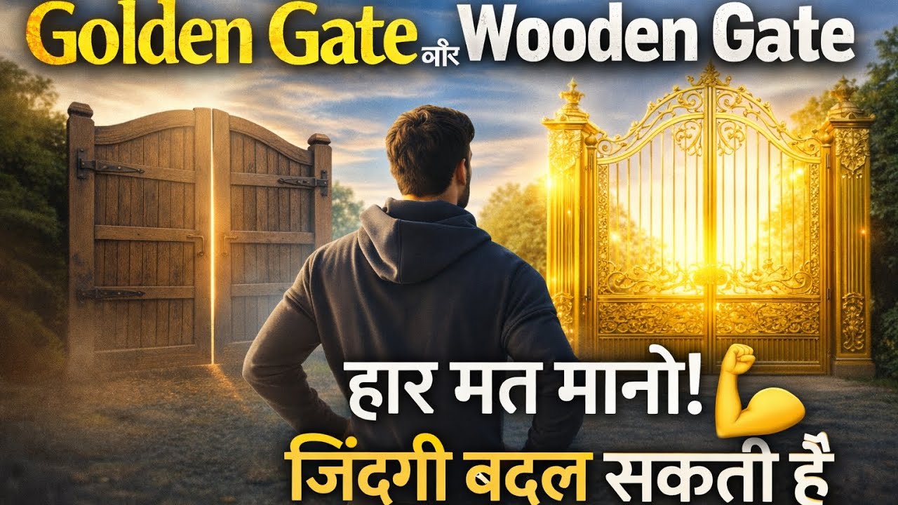 Golden Gate vs Wooden Gate | एक फैसला जो आपकी ज़िंदगी बदल देगा” #kahanihub 