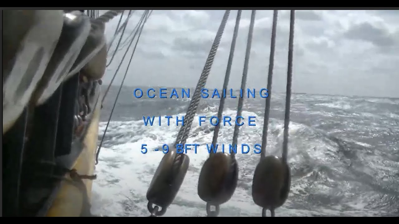 Ocean Sailing with 5 to 9 Bft Wind Force and Intensity Explanation by G. Kleverlaan