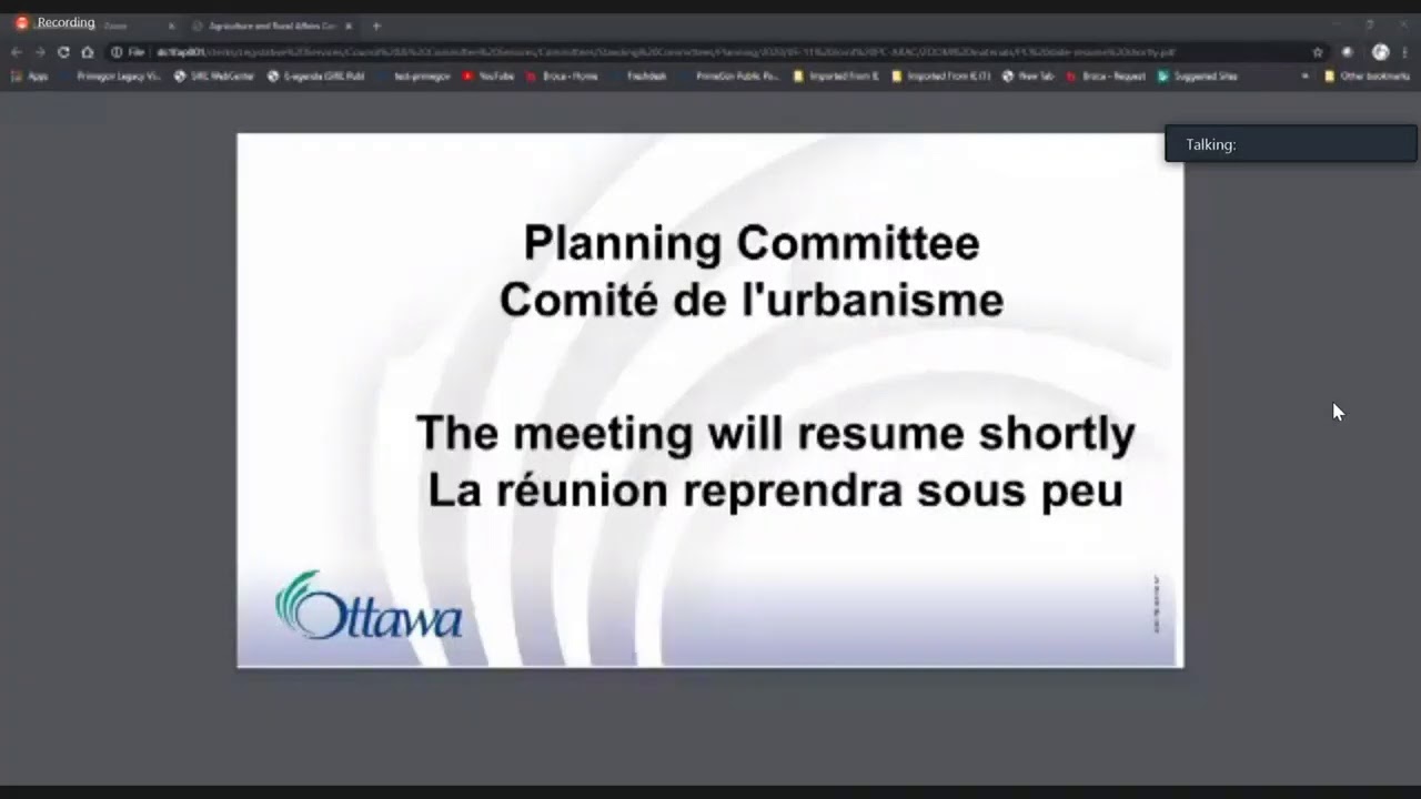 Special Joint Planning Committee/ Agriculture and Rural Affairs Committee - May 11, 2020 Part 1