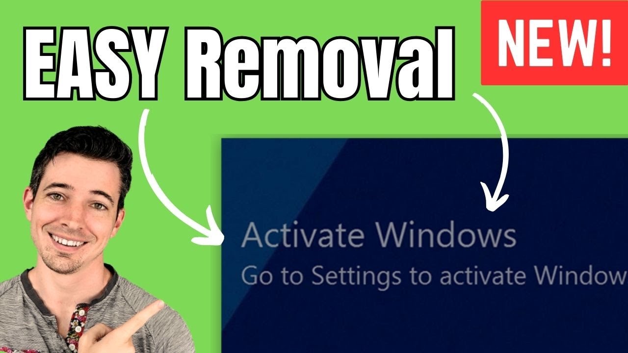 Быстро и легко удалить водяной знак активации Windows