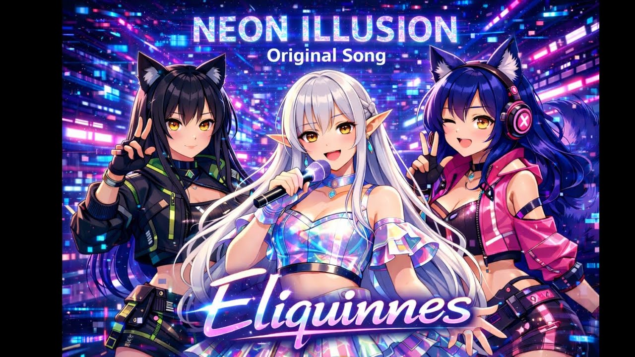 [Original] 엘퀴네스(Eliquinnes) - Neon Illusion (네온 일루전) | Official Audio