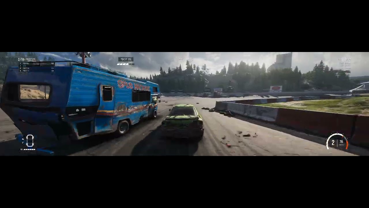 Wreckfest 2 perdemos el autobus