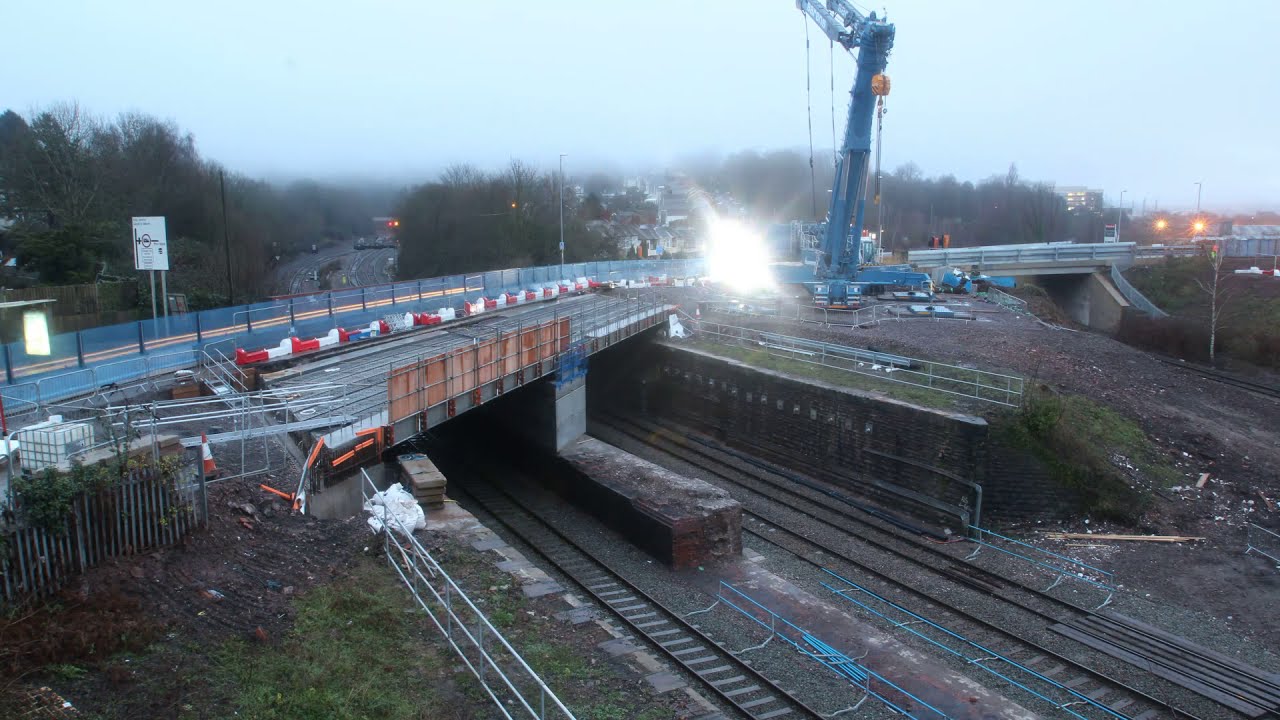 Time-Lapse Example: Cardiff Road Bridge Replacement, Newport