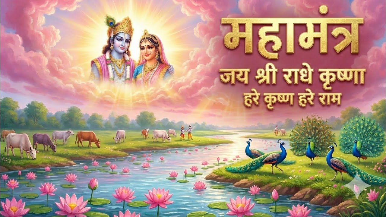 ✨🕉️ Most Powerful Hare Krishna Mahamantra 🦚| Hare Krishna Hare Rama | Inner Peace 🙏