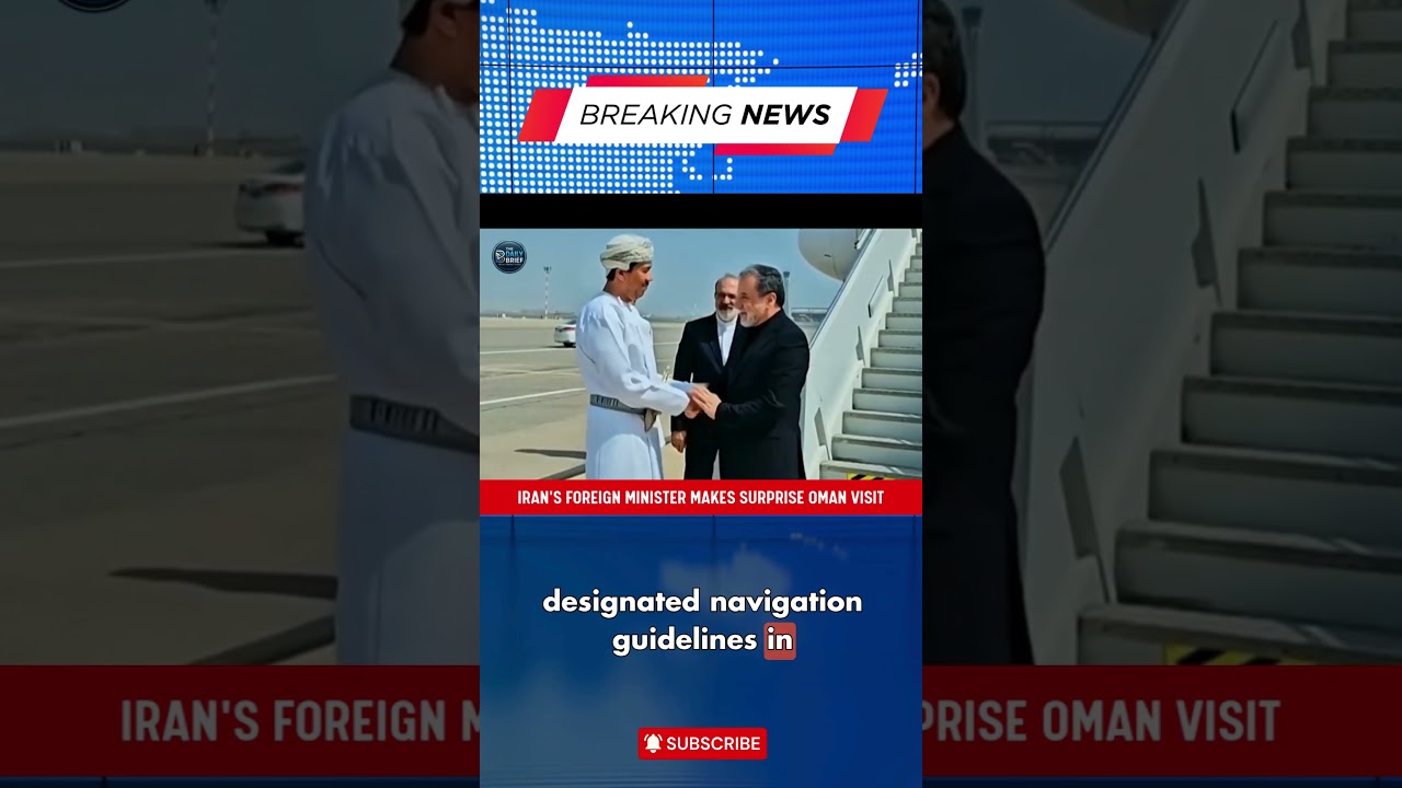 Iran's Foreign Minister Makes Surprise Oman Visit | Strait of Hormuz Tensions Escalate