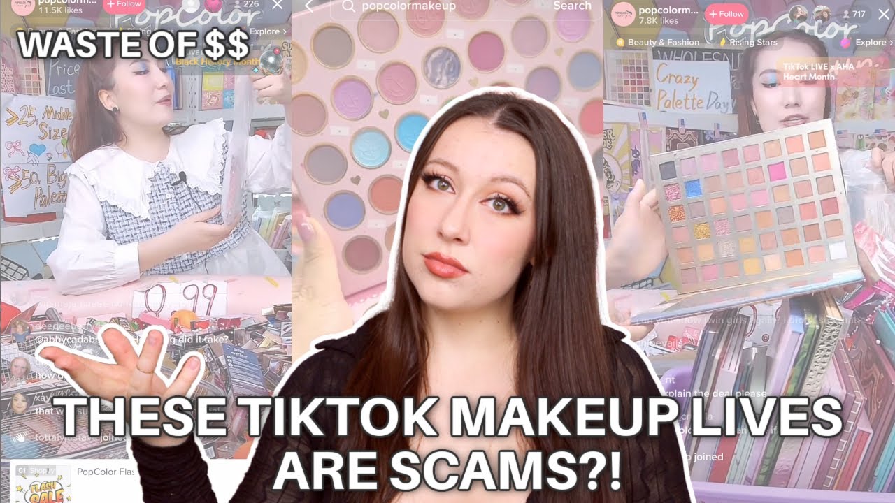 THE MAKEUP TIKTOK LIVES ARE SCAMS?!