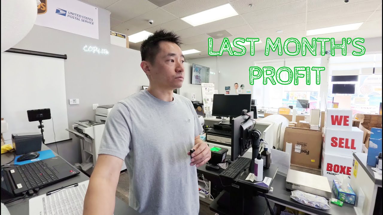 So I'm 10 months in the business, how much I made last month in my pack and ship store? Vlog EP100